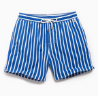 Short homme à rayures verticales, coloris Bleu