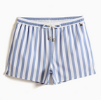 Short homme à rayures verticales, coloris Bleu clair