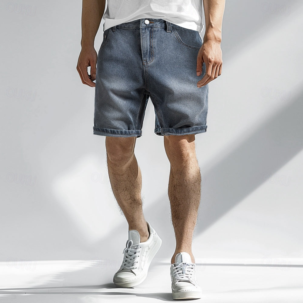 Short homme en jean, vue principale