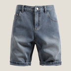 Short homme en jean, coloris Bleu clair