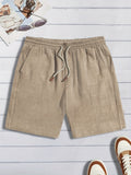Short homme finition texturée, coloris Kaki