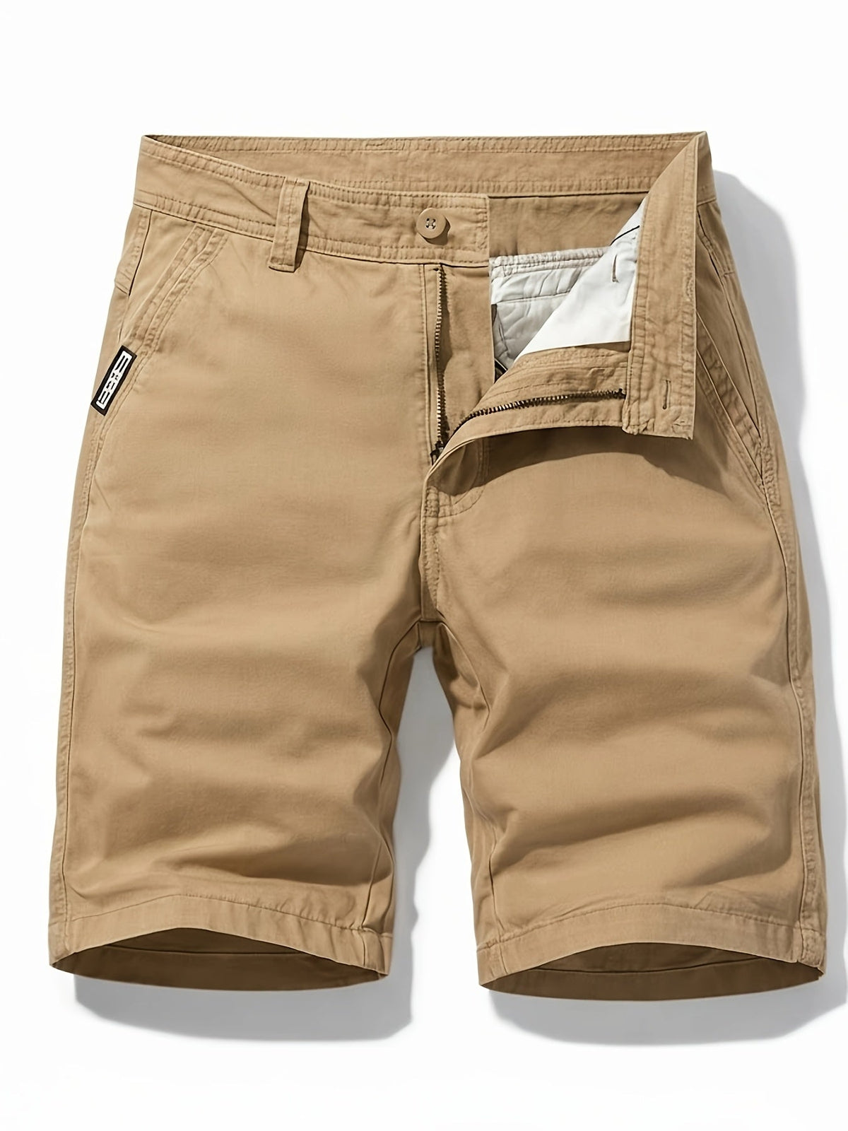 Short homme taille classique, coloris Kaki