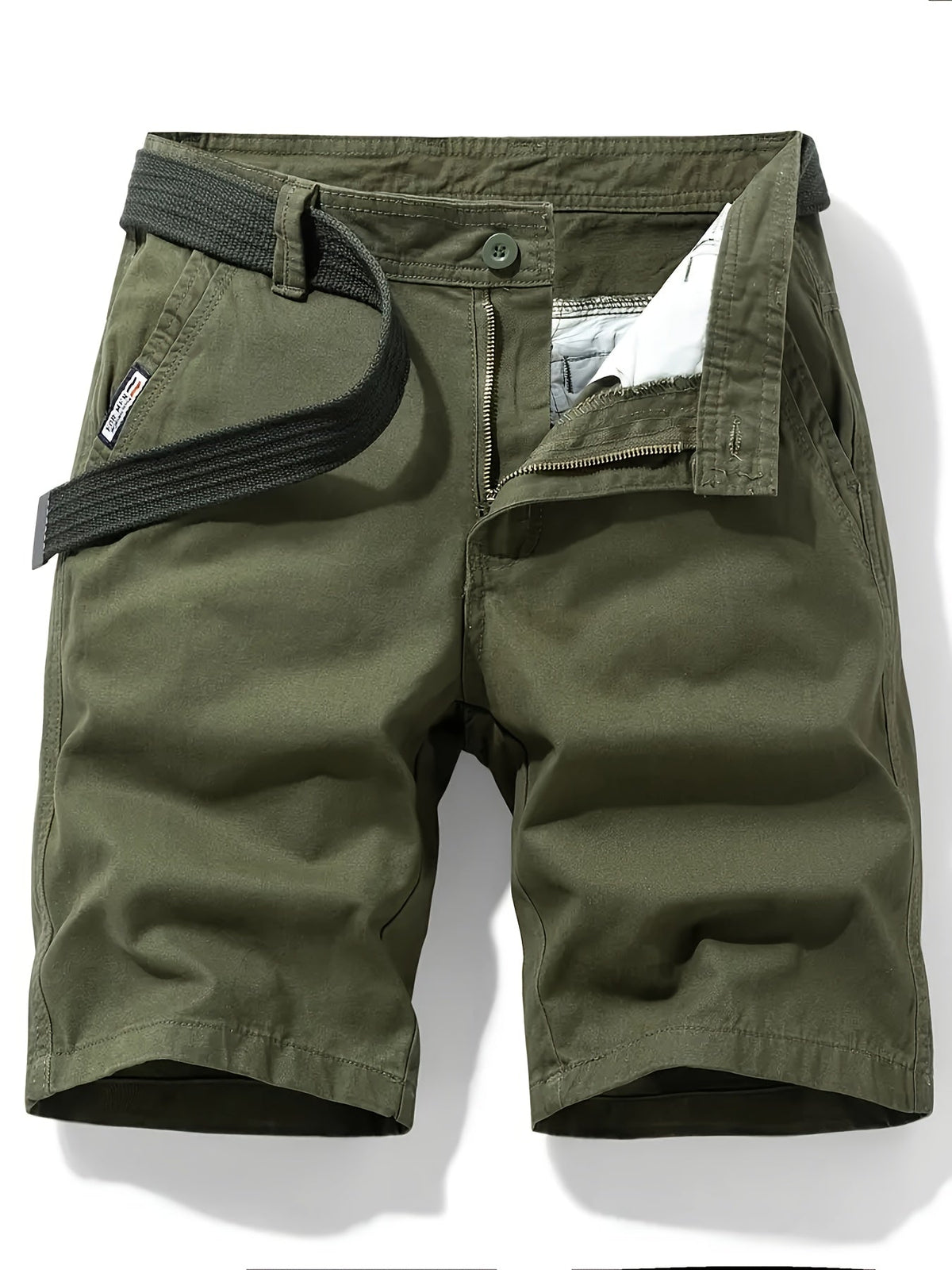 Short homme taille classique, coloris Vert fonce