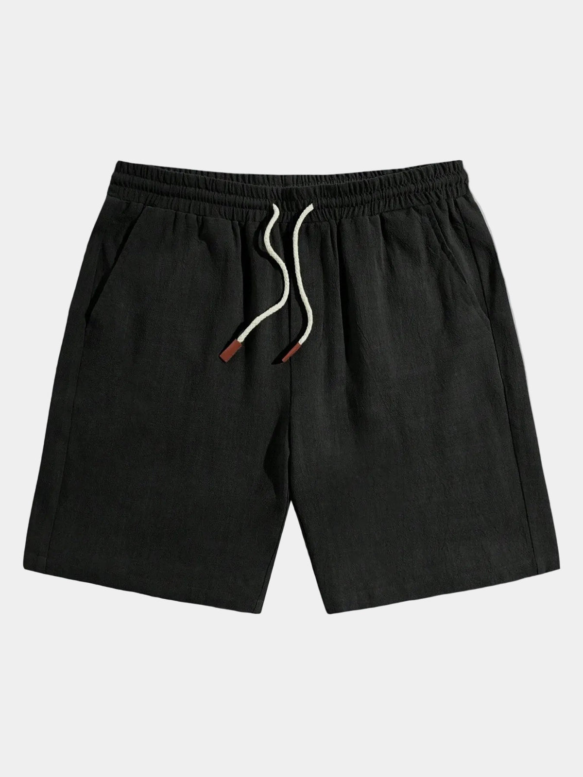 Short homme taille élastique, coloris Noir