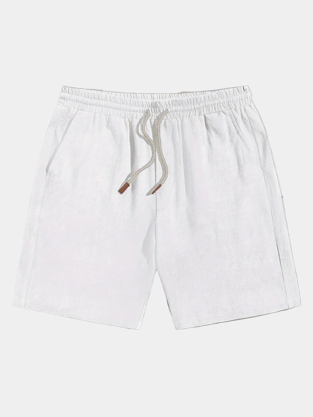 Short homme taille élastique, coloris Blanc