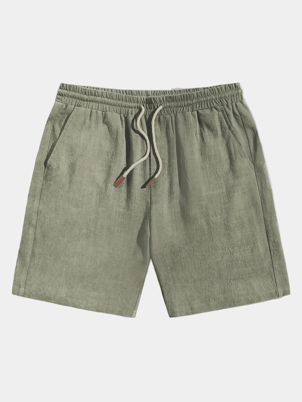 Short homme taille élastique, coloris Vert
