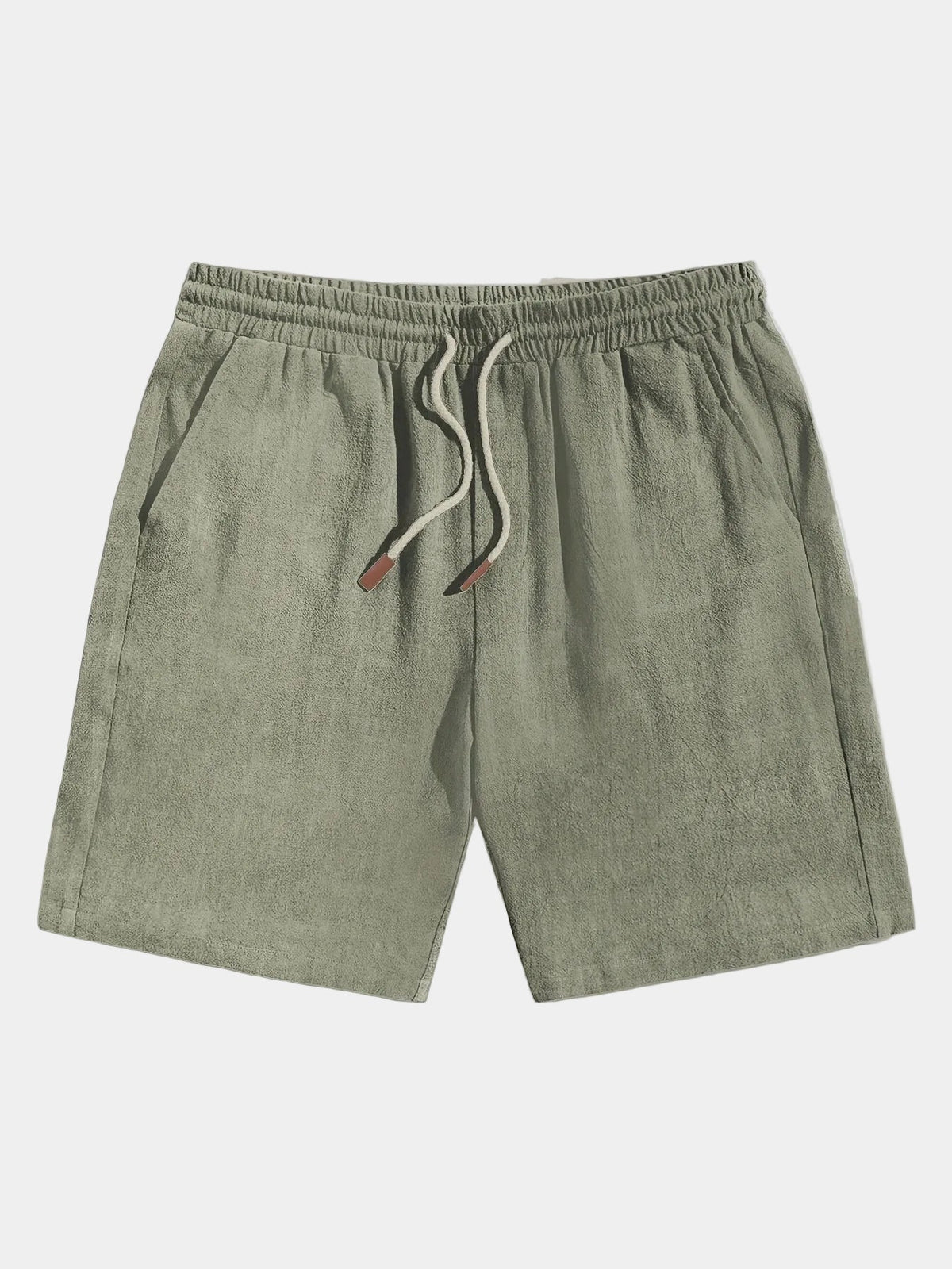 Short homme taille élastique, coloris Vert