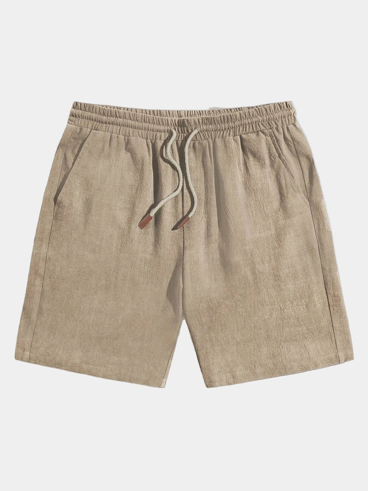 Short homme taille élastique, coloris Kaki