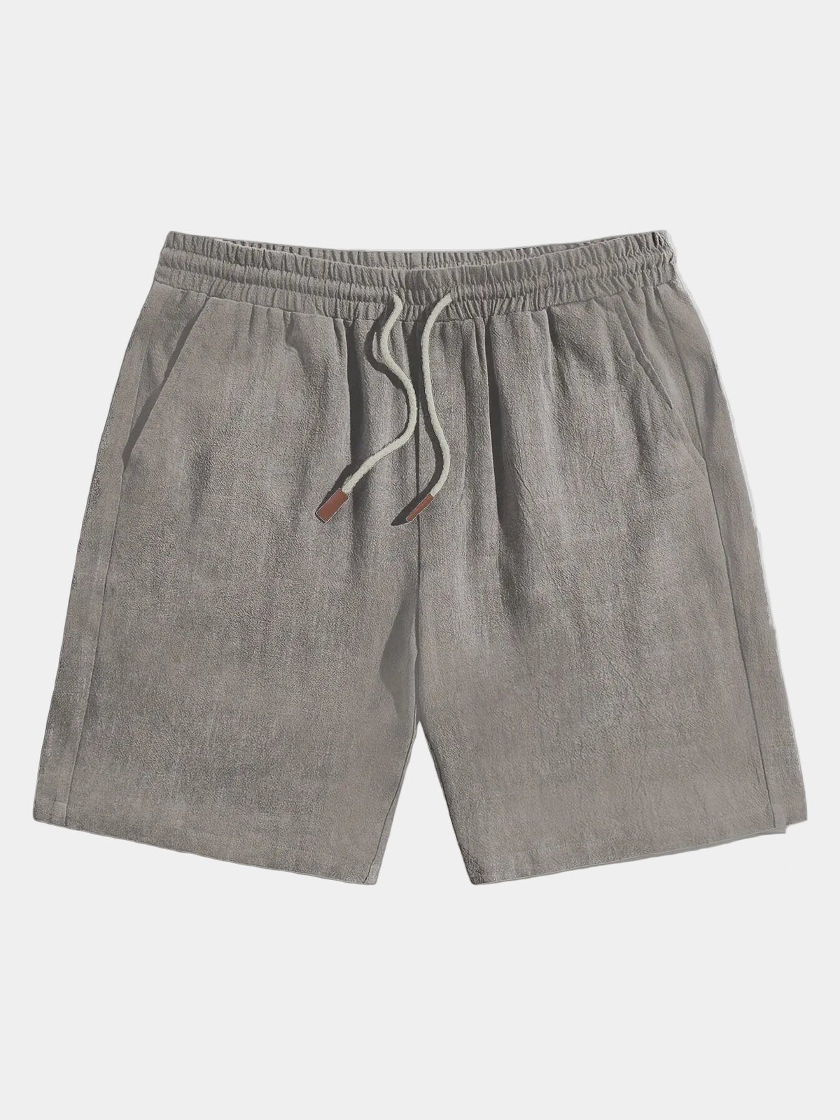 Short homme taille élastique, coloris Gris
