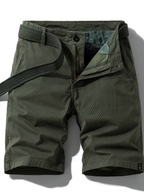 Short homme texturé, coloris Vert fonce