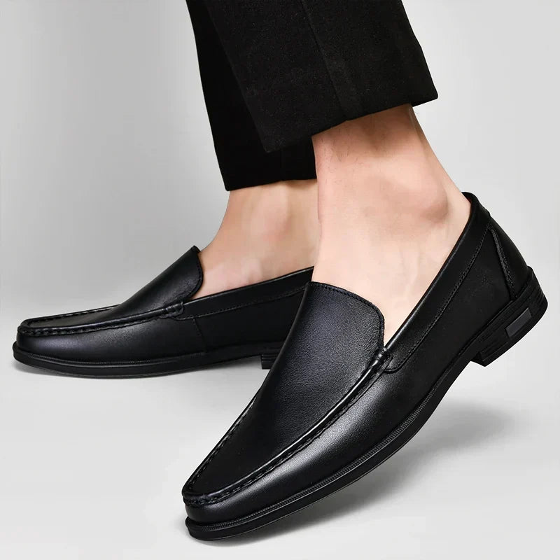 Mocassins homme bout cousu, coloris Noir