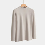 T-shirt homme col montant, coloris Abricot