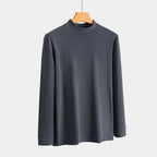 T-shirt homme col montant, coloris Bleu