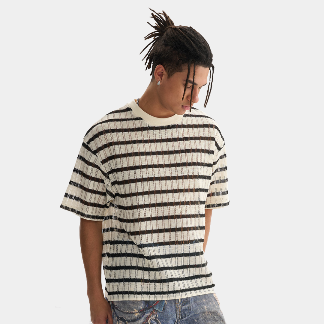 T-shirt homme coupe ample, coloris Abricot, vue 2
