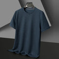 T-shirt homme texturé, coloris Bleu marine