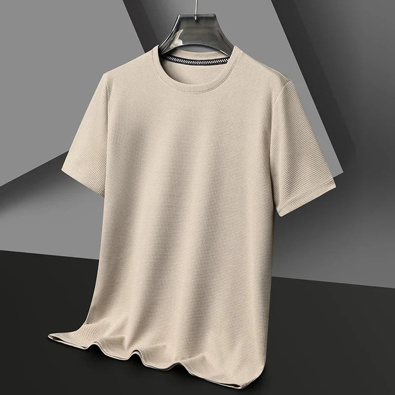 T-shirt homme texturé, coloris Kaki