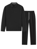 Texturé et Pantalons pour Hommes, coloris Noir