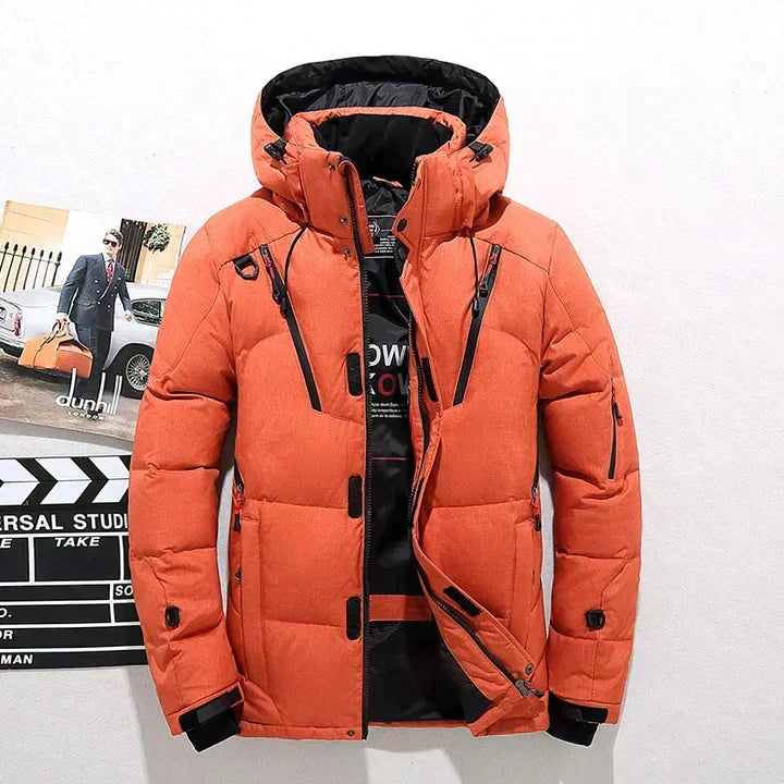 Veste Matelassée pour Homme, coloris Orange