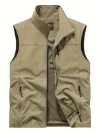 Veste sans manches homme, coloris Kaki