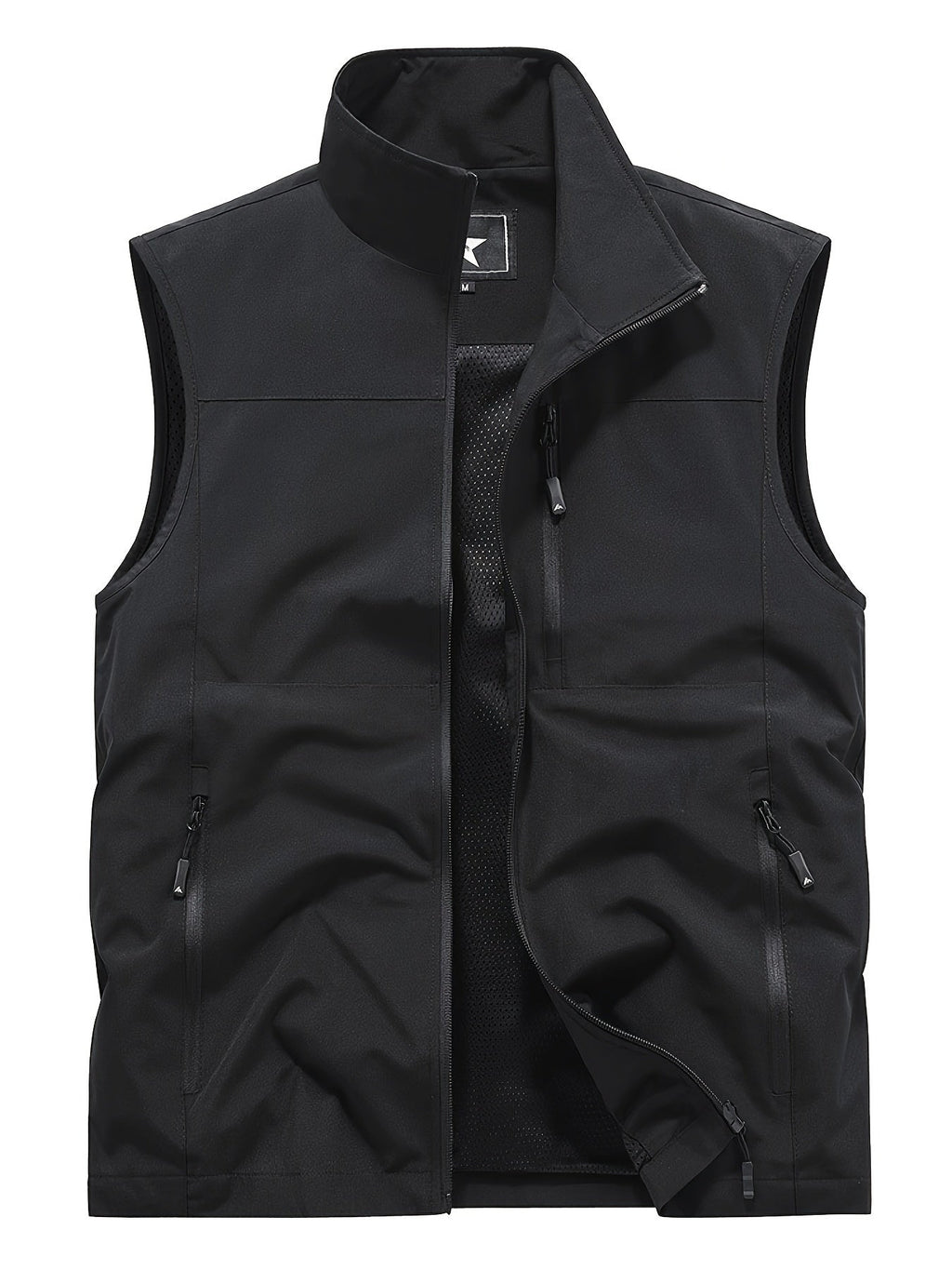 Veste sans manches homme, coloris Noir