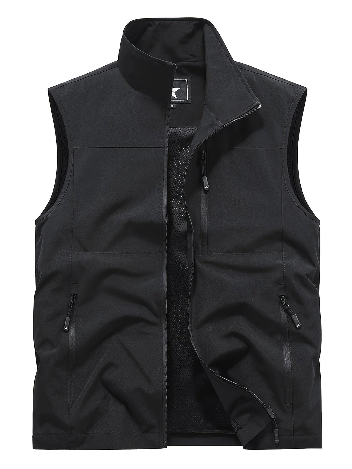 Veste sans manches homme, coloris Noir