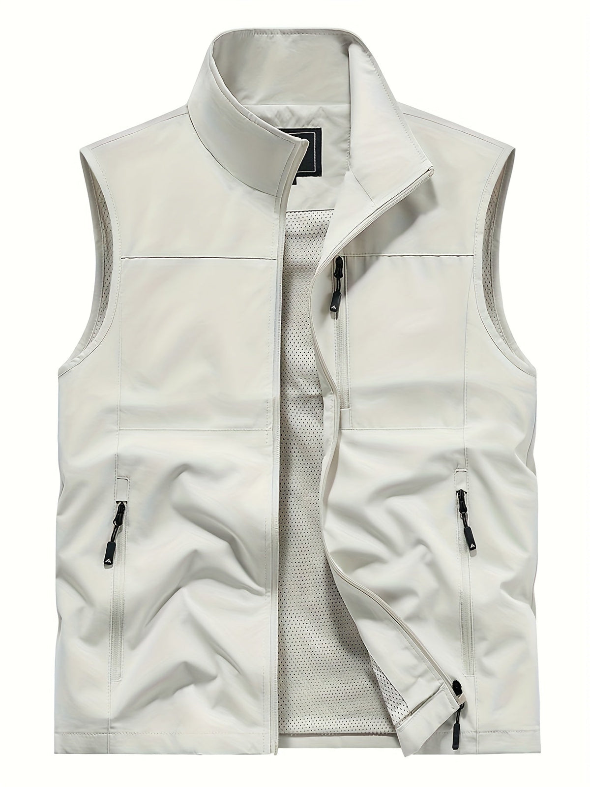 Veste sans manches homme, coloris Beige
