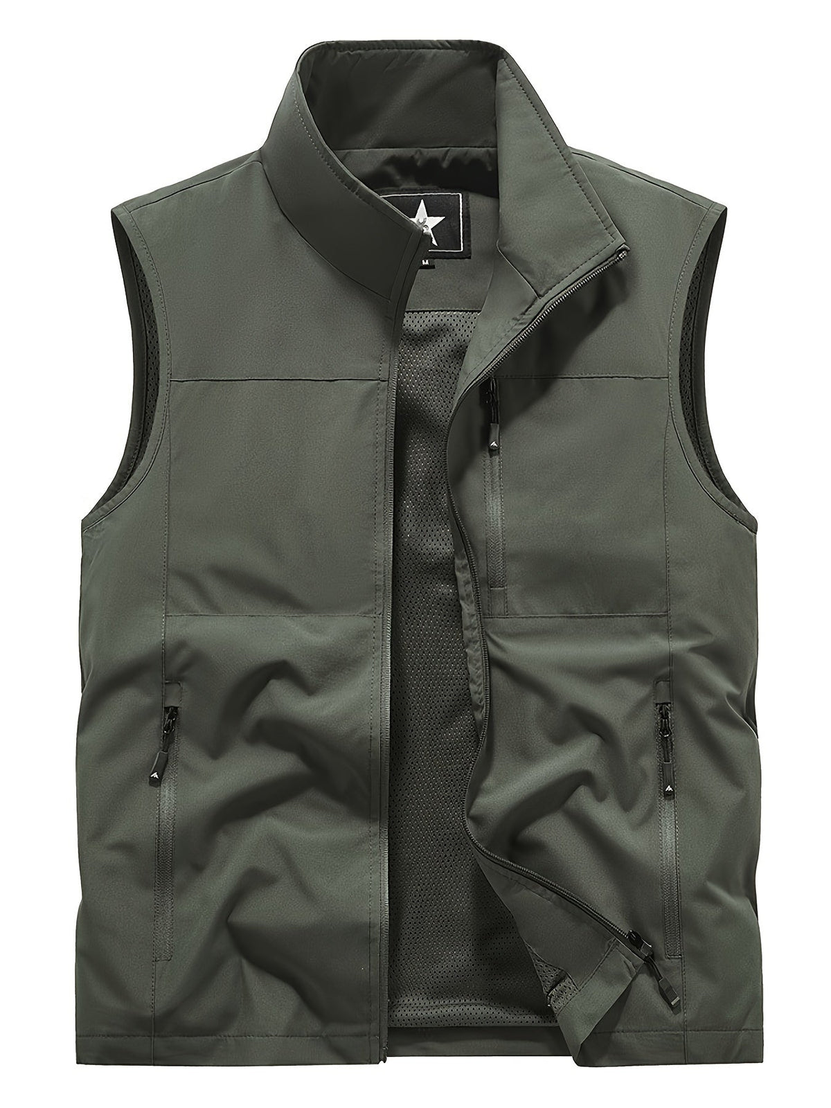 Veste sans manches homme, coloris Vert