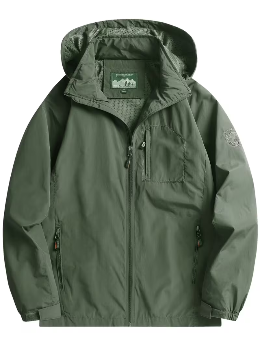 Veste utilitaire à capuche pour homme, coloris Vert
