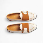 Mocassins Classiques En Cuir Synthétique Blanc Pour Hommes, vue 3
